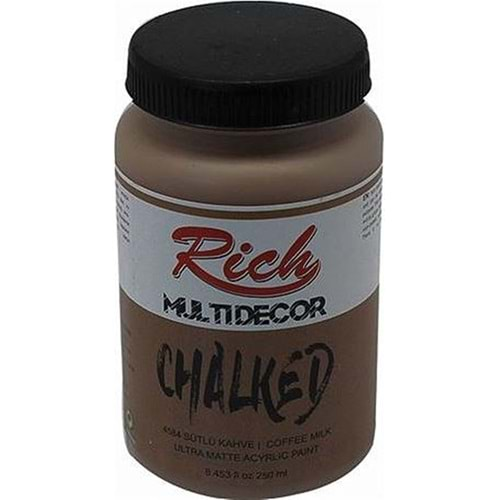 Rich Multi Decor Chalked Boya 250 Ml Sütlü Kahve