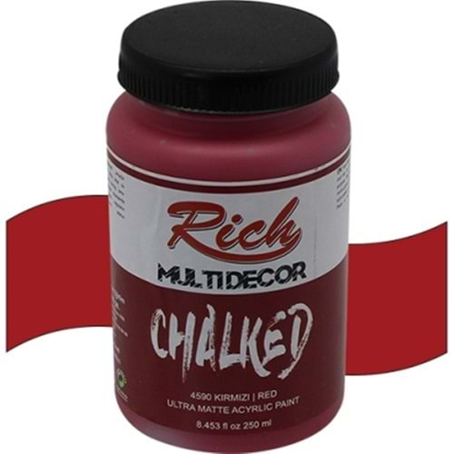 Rich Multi Decor Chalked Boya 250 Ml Kırmızı 4590