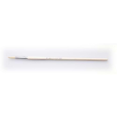 Pebeo Seri 258R Yuvarlak Beyaz Bristle Kil Firça No:10