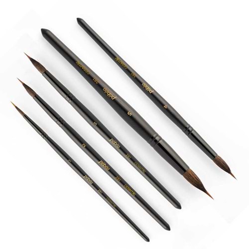 Pebeo Kısa Sap Sentetik Seramik ve Suluboya Fırçası 281 Seri No:2