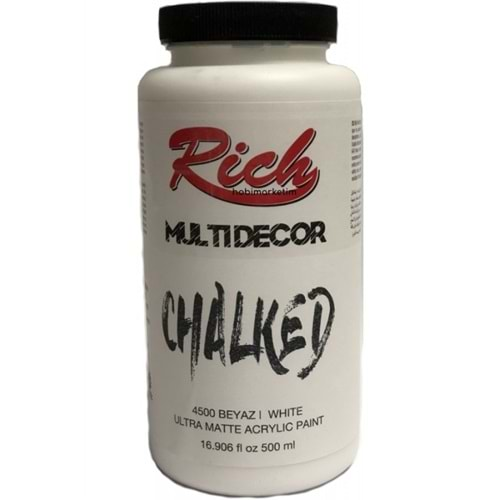 Rich Multi Decor Chalked Boya 500 ml Beyaz 4500