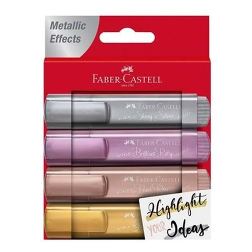 Faber Castell Metalik İşaretleme Kalemi 4 Renk Set