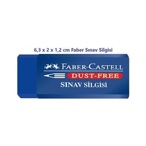 Faber-Castell Dust Free Büyük Sınav Silgisi Adet Fiyatıdır.