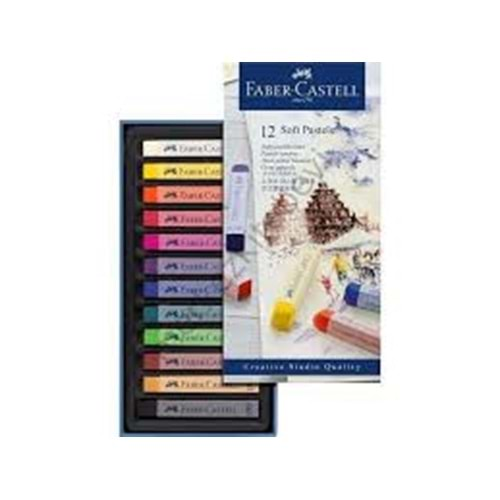 Faber Castell Creative Studio Toz (Soft) Pastel Boya 12 Renk