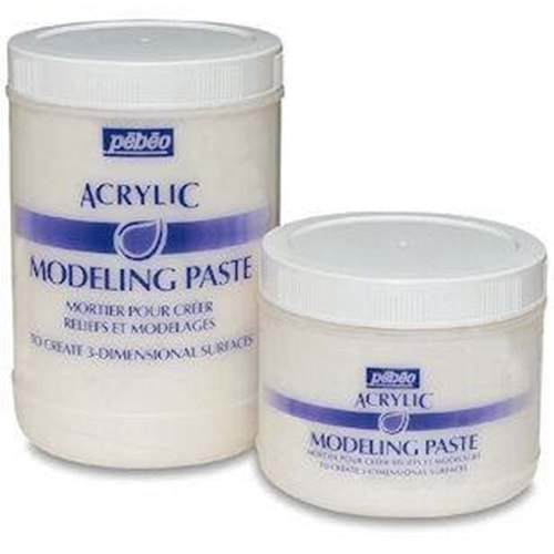 Pebeo Acrylic Modeling Paste Extra Fine Rölyef Macunu 500 ml.