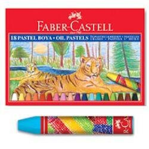 Faber Castell Pastel Boya 18 Renk Karton Kutu