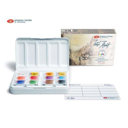 St. Petersburg White Nights Extra-Fine Tam Tablet Sulu Boya 2.5ml 12’li IWS Set