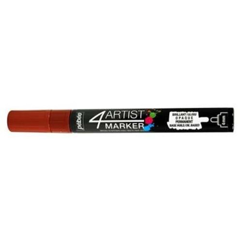 Pebeo 4Artist Oil Marker Yağlıboya Kalemi 4mm Yuvarlak Uç Brown