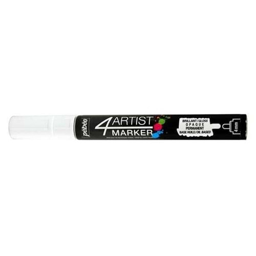 Pebeo 4Artist Oil Marker Yağlıboya Kalemi 4mm Yuvarlak Uç White