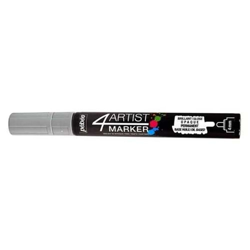 Pebeo 4Artist Oil Marker Yağlıboya Kalemi 4mm Yuvarlak Uç Grey