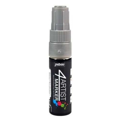 Pebeo 4Artist Oil Marker Yağlıboya Kalemi 8mm Kesik Uç Gümüş