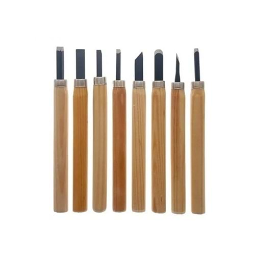 Keep Smiling Ahşap Oyma Seti 8’li WD-8