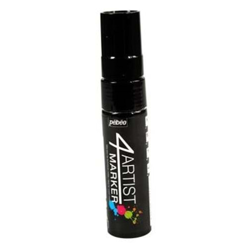 Pebeo 4Artist Oil Marker Yağlıboya Kalemi 15mm Kesik Uç Black