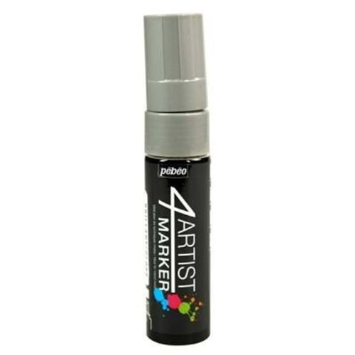 Pebeo 4Artist Oil Marker Yağlıboya Kalemi 15mm Kesik Uç Silver