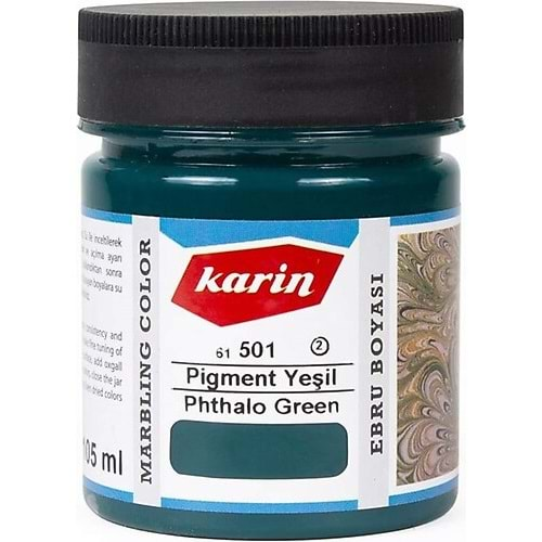 Karin Ebru Boyası 501 Pigment Yeşil 105 Ml