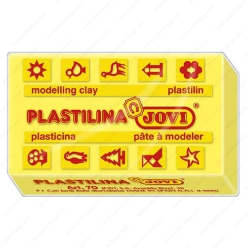 Jovi Plastilina Kurumayan Oyun Hamuru Sarı 50 Gr