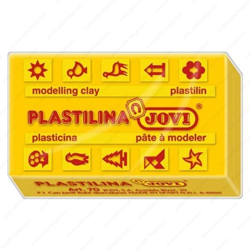 Jovi Plastilina Kurumayan Oyun Hamuru Koyu Sarı 50 Gr