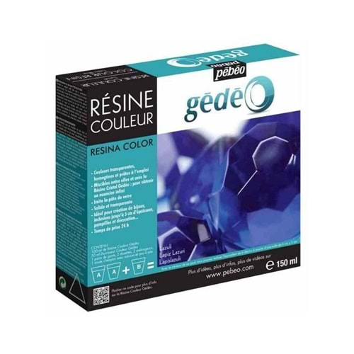 Pebeo Kit Gedeo Mavi Reçine 150 ML 766151