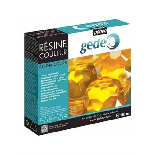 Pebeo Gedeo Reçine Sarı Yakut 150 Ml