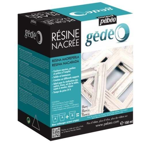 Pebeo Kit Gedeo Beyaz Sedef Reçine 150 Ml