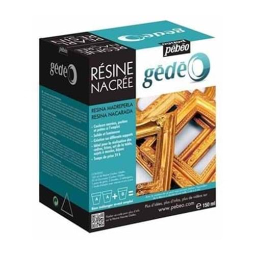 Pebeo Kit Gedeo Altın Sedef Reçine 150 Ml