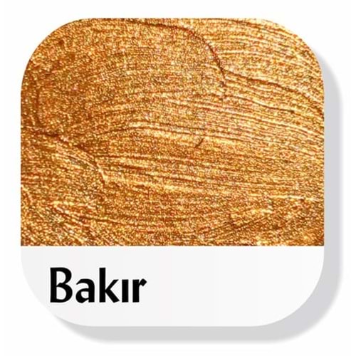 Piktura Akrilik Multisurface Boya 50Ml Metalik Bronz Bakir