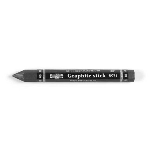 Koh-i Noor Jumbo Graphite Stick 6B Ağaçsız Kalın Grafit Füzen Kalem