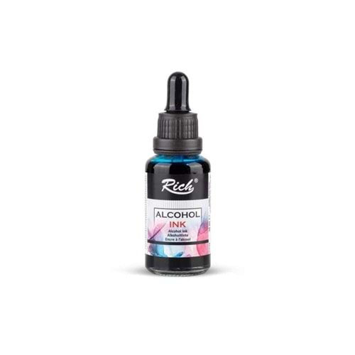Rich Alcohol Ink Alkol Bazlı Mürekkep 30 ml Turkuaz 18615