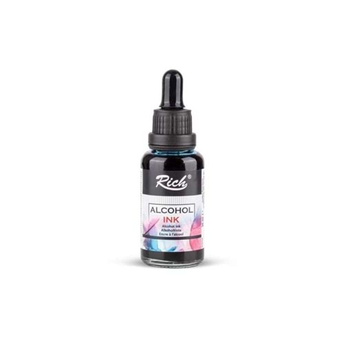 Rich Alcohol Ink Alkol Bazlı Mürekkep 30 ml Açık Mavi 19580