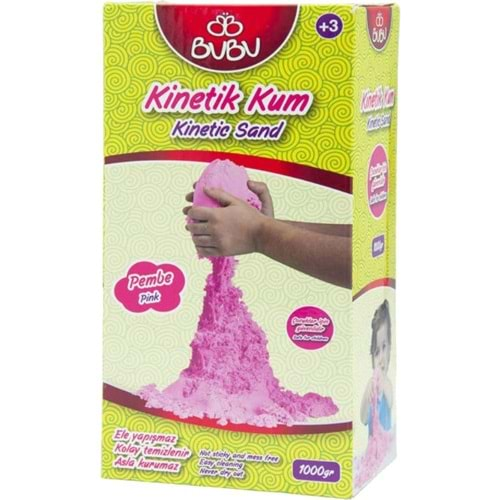 BuBu Kinetik Kum 1000 gr. Pembe