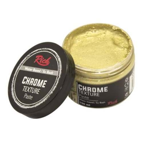 Rich Chrome Texture Paste 150 ml Beyaz Altın N:9202 (Doku vermek için Pasta)