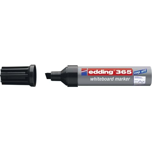 Edding 365 Kesik Uçlu Yazı Tahtası Kalemi 7 mm Siyah