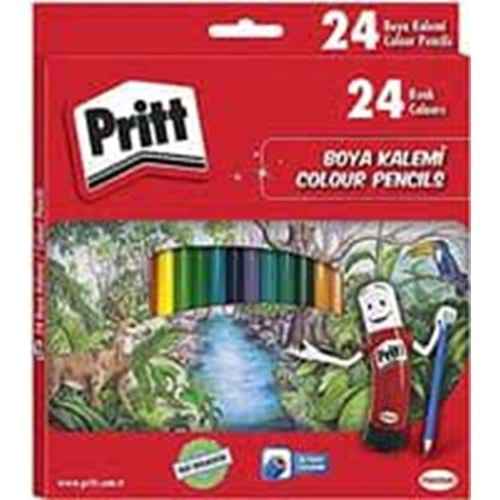 Pritt Boya Kalemi 24 Renk Karton Kutu