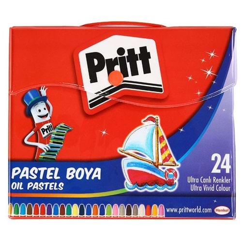 Pritt Pastel Boya 24 Renk Çantalı