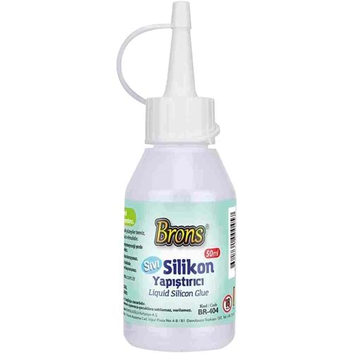Brons Sıvı Silikon Yapıştırıcısı 50ml BR-404