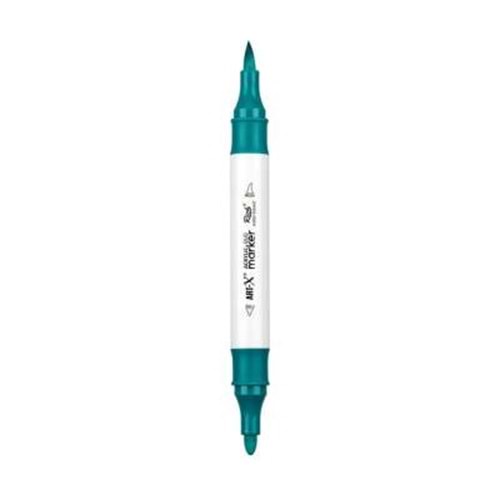 Rich Art-X Acrylic Duo Marker Çift Uçlu Su Bazlı Boyama Kalemi No:35 Turkuaz Yeşil