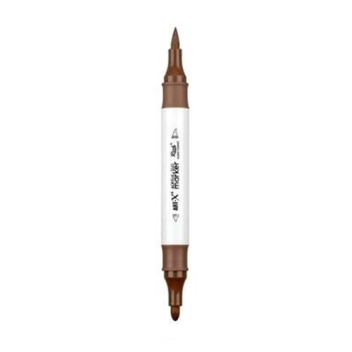 Rich Art-X Acrylic Duo Marker Çift Uçlu Su Bazlı Boyama Kalemi No:206 Sütlü Kahve