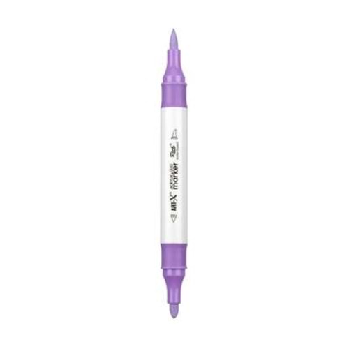 Rich Art-X Acrylic Duo Marker Çift Uçlu Su Bazlı Boyama Kalemi No:158 Leylak