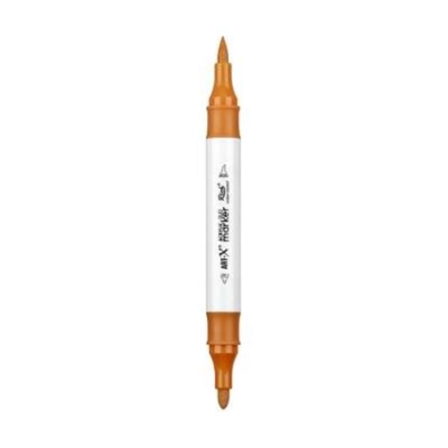 Rich Art-X Acrylic Duo Marker Çift Uçlu Su Bazlı Boyama Kalemi No:209 Taba
