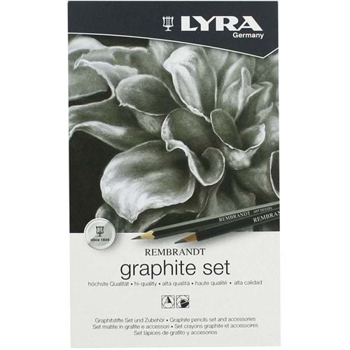 Lyra Rembrandt 11'li Metal Kutu Graphite Set Box