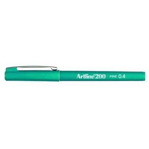 Artline 200 Fineliner 0.4mm İnce Uçlu Yazı ve Çizim Kalemi Koyu Yeşil