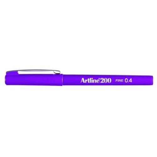 Artline 200 Fineliner 0.4mm İnce Uçlu Yazı ve Çizim Kalemi Magenta