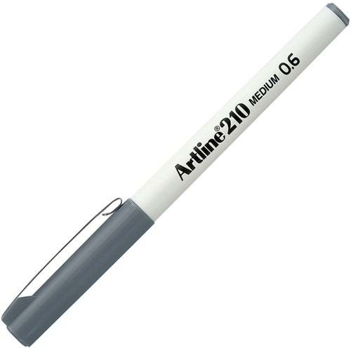 Artline 210N Keçe Uçlu Yazı Kalemi 0,6mm Gri