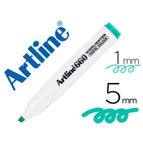 Artline 660 Fosforlu Kalem Pastel Yeşil