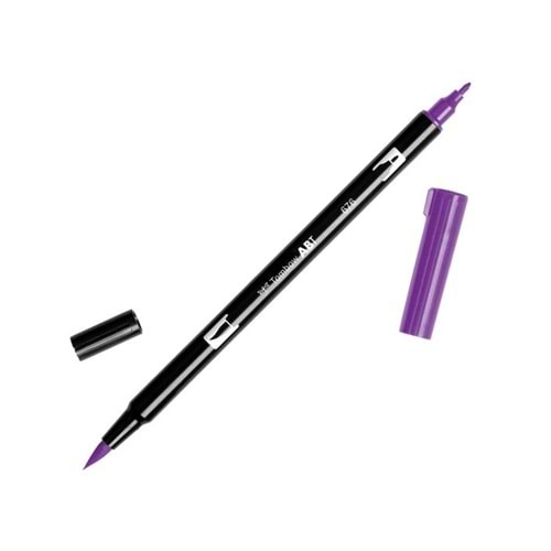 Tombow Dual Brush Pen Grafik Çizim Kalemi 676 Royal Purple