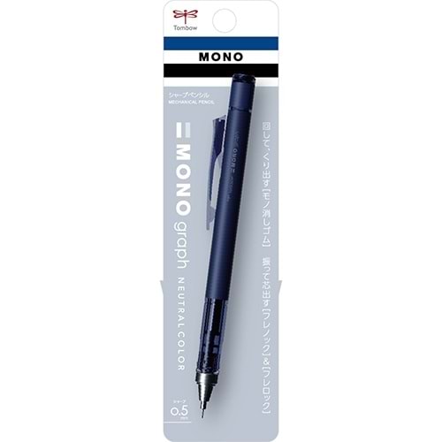 Tombow Mono Graph Neutral Mekanik Kurşun Kalem 0,5Mm Mat Lacivert
