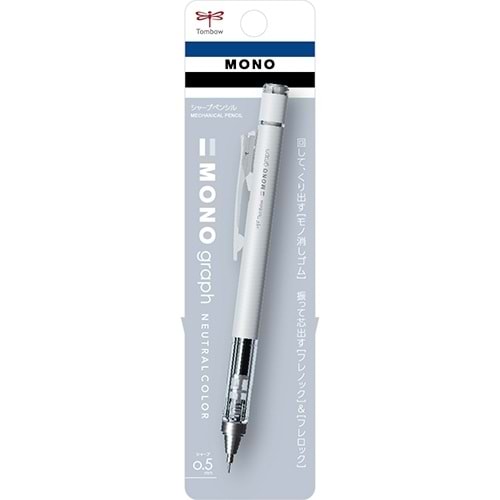 Tombow Mono Graph Neutral Mekanik Kurşun Kalem 0,5Mm Mat Gri