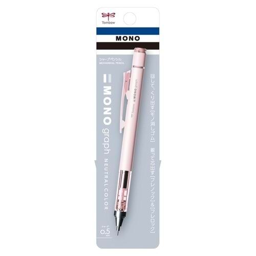 Tombow Mono Graph Neutral Mekanik Kurşun Kalem 0,5Mm Mat Pembe