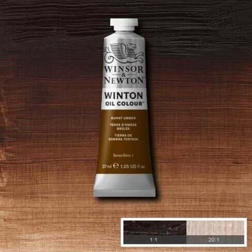 Winsor&Newton Winton Yağlı Boya 37ml Burnt Umber 076 (3)