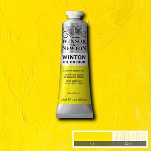 Winsor&Newton Winton Yağlı Boya 37ml Cadmium Lemon Hue 087 (7)